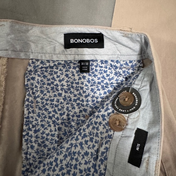 Bonobos Tan Chinos Classic Cotton Blend - Picture 4 of 5